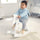 labebe - Wooden Rocking Horse, Baby Wood Ride On Toys for 18 Months Up, White Rocker Toy for Kid, Toddler Ride Animal Indoor/Outdoor, Boy&Girl Rocking Animal, Infant Ride Toy, Christmas/Birthday Gift