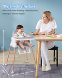 3 in 1 Baby High Chair, Bellababy Adjustable Convertible Baby High Chairs for Babies and Toddlers, Compact/Light Weight/Portable/Easy to Clean (A little dent underneath)