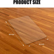 Kuyal Clear Chair Mat, Hard Floor Use, 48" x 30" Transparent Office Home Floor Protector mat Chairmats (30" X 48" Rectangle)