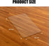 Kuyal Clear Chair Mat, Hard Floor Use, 48" x 30" Transparent Office Home Floor Protector mat Chairmats (30" X 48" Rectangle)
