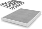 THEOCORATE Box Spring Queen, 5 Inch Low Profile Metal Spring, Heavy Duty Structure with Cover, Mattress Foundation, Noise Free, Non-Slip, Easy Assembly