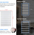 JDALL Zebra Roller Blinds for Windows, Dual Layer Zebra Roller Sheer Blind, Easy Light Control for Privacy Light Filtering Roller Shades for Windows, 42" W X 72" H, White